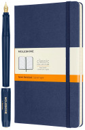 Moleskine X Kaweco Fountain Pen and Notebook Set - Blue
